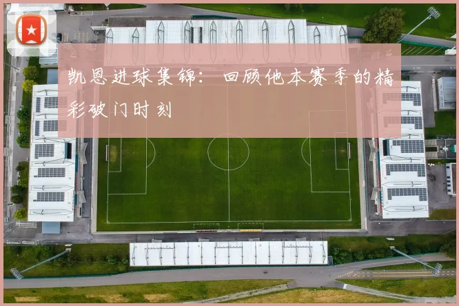 凯恩进球集锦:回顾他本赛季的精彩破门时刻